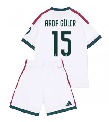 Real Madrid Arda Guler #15 Hjemmebanetrøje Børn 2026-27 Kortærmet (+ Korte bukser)